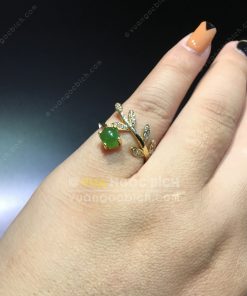 Nhẫn Ngọc Bích Nephrite Jade (NN061) 17 Nhẫn Ngọc Bích Nephrite Jade (NN061)