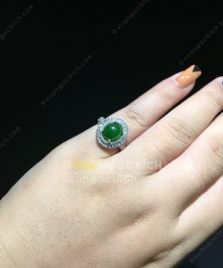 Nhẫn Ngọc Bích Nephrite Jade (NN063) 20 Nhẫn Ngọc Bích Nephrite Jade (NN063)