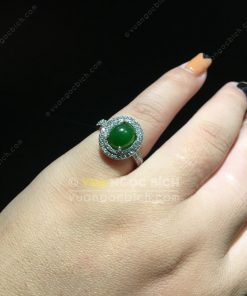Nhẫn Ngọc Bích Nephrite Jade (NN063) 19 Nhẫn Ngọc Bích Nephrite Jade (NN063)