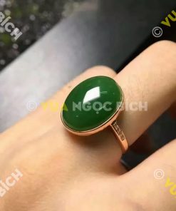 Nhẫn Ngọc Bích Nephrite Jade (NN079) 13 Nhẫn Ngọc Bích Nephrite Jade (NN079)