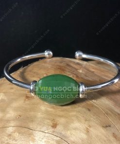 Vòng Tay Lu Thống Ngọc Bích Nephrite Jade (VT059)