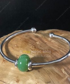 Vòng Tay Lu Thống Ngọc Bích Nephrite Jade (VT059)