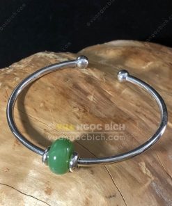Vòng Tay Lu Thống Ngọc Bích Nephrite Jade (VT059)