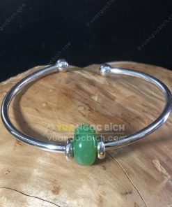 Vòng Tay Lu Thống Ngọc Bích Nephrite Jade (VT059)