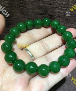 Vòng Tay Ngọc Bích Nephrite Jade 12mm VIP (VT052)