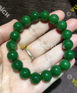 Vòng Tay Ngọc Bích Nephrite Jade 12mm VIP (VT052)