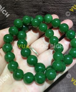 Vòng Tay Ngọc Bích Nephrite Jade 12mm VIP (VT052)