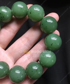 Vòng Tay Ngọc Bích Nephrite Jade 16mm (VT056) 18 Vòng Tay Ngọc Bích Nephrite Jade 16mm (VT056-1)