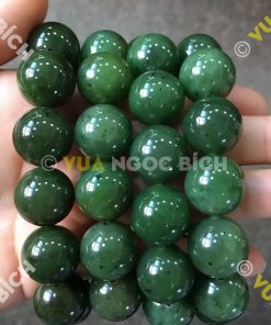Vòng Tay Ngọc Bích Nephrite Jade 16mm (VT056) 23 Vòng Tay Ngọc Bích Nephrite Jade 16mm (VT056)