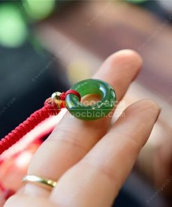 Vòng Tay Đồng Điếu Ngọc Bích Nephrite Jade (VT057) 14 Vòng Tay Đồng Điếu Ngọc Bích Nephrite Jade (VT057)