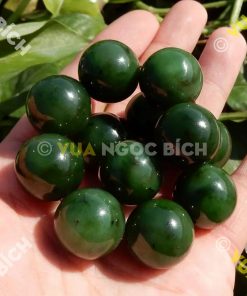 Vòng Tay Ngọc Bích Nephrite Jade 18mm (VT065) 14 Vòng Tay Ngọc Bích Nephrite Jade 18mm (VT065)