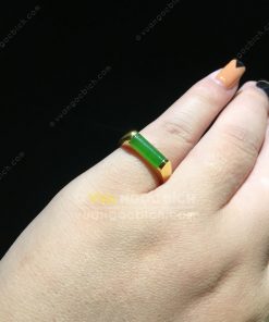 Nhẫn Ngọc Bích Nephrite Jade (NN073) 18 Nhẫn Ngọc Bích Nephrite Jade (NN073)