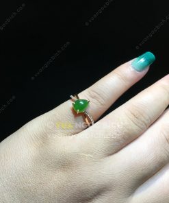 Nhẫn Ngọc Bích Nephrite Jade (NN076) 18 Nhẫn Ngọc Bích Nephrite Jade (NN076)
