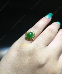 Nhẫn Ngọc Bích Nephrite Jade (NN077) 21 Nhẫn Ngọc Bích Nephrite Jade (NN077)