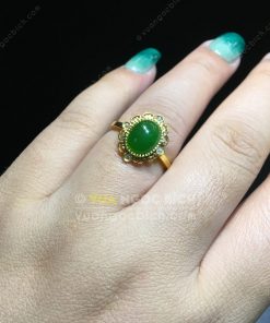 Nhẫn Ngọc Bích Nephrite Jade (NN077) 20 Nhẫn Ngọc Bích Nephrite Jade (NN077)