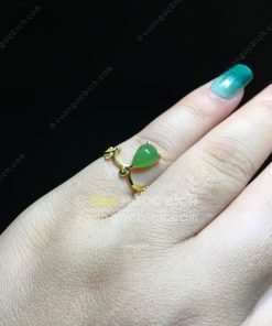 Nhẫn Ngọc Bích Nephrite Jade (NN078) 18 Nhẫn Ngọc Bích Nephrite Jade (NN078)