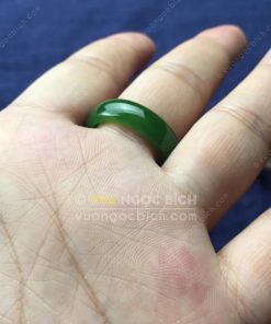 Nhẫn Bầu Ngọc Bích Nephrite Jade VIP (NN030-2) 28 Nhẫn Bầu Ngọc Bích Nephrite Jade VIP (NN030-2) 1