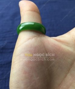 Nhẫn Bầu Ngọc Bích Nephrite Jade VIP (NN030-2) 29 Nhẫn Bầu Ngọc Bích Nephrite Jade VIP (NN030-2) 2
