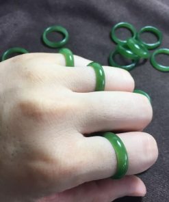 Nhẫn Bầu Ngọc Bích Nephrite Jade VIP (NN030-2) 30 Nhẫn Bầu Ngọc Bích Nephrite Jade VIP (NN030-2) 3