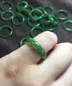 Nhẫn Bầu Ngọc Bích Nephrite Jade VIP (NN030-2) 31 Nhẫn Bầu Ngọc Bích Nephrite Jade VIP (NN030-2) 4