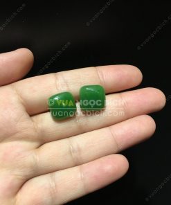 Bông Tai Ngọc Bích Nephrite Jade (VNB-BT203)