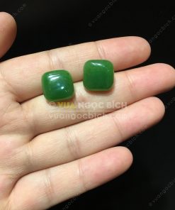 Bông Tai Ngọc Bích Nephrite Jade (VNB-BT203)