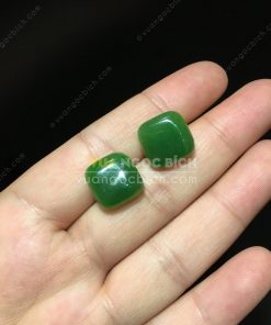 Bông Tai Ngọc Bích Nephrite Jade (VNB-BT203)