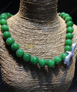 Chuỗi Vòng Cổ Ngọc Bích Nephrite Jade 10mm VIP (VNB-CC088)