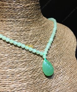 Chuỗi Vòng Cổ Ngọc Bích Nephrite Jade 4mm VIP (VNB-CC092)