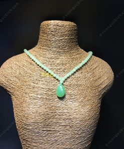 Chuỗi Vòng Cổ Ngọc Bích Nephrite Jade 4mm VIP (VNB-CC092)