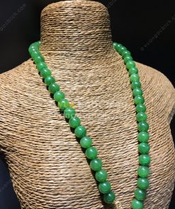 Chuỗi Vòng Cổ Ngọc Bích Nephrite Jade 6mm VIP (VNB-CC089) 21 Chuỗi Vòng Cổ Ngọc Bích Nephrite Jade 6mm VIP (VNB-CC089)