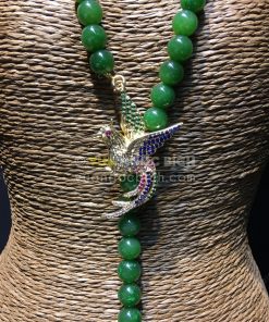 Chuỗi Vòng Cổ Ngọc Bích Nephrite Jade 6mm VIP (VNB-CC089) 19 Chuỗi Vòng Cổ Ngọc Bích Nephrite Jade 6mm VIP (VNB-CC089)