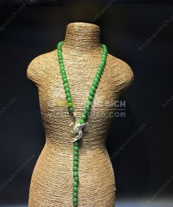 Chuỗi Vòng Cổ Ngọc Bích Nephrite Jade 6mm VIP (VNB-CC089) 17 Chuỗi Vòng Cổ Ngọc Bích Nephrite Jade 6mm VIP (VNB-CC089)
