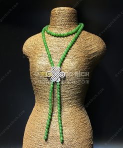 Chuỗi Vòng Cổ Ngọc Bích Nephrite Jade 6mm VIP (VNB-CC091) 23 Chuỗi Vòng Cổ Ngọc Bích Nephrite Jade 6mm VIP (VNB-CC091)
