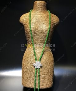 Chuỗi Vòng Cổ Ngọc Bích Nephrite Jade 6mm VIP (VNB-CC091) 21 Chuỗi Vòng Cổ Ngọc Bích Nephrite Jade 6mm VIP (VNB-CC091)