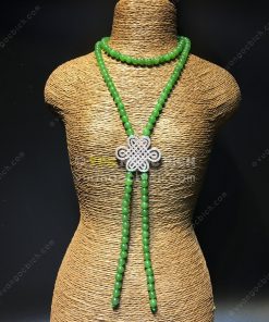 Chuỗi Vòng Cổ Ngọc Bích Nephrite Jade 6mm VIP (VNB-CC091) 29 Chuỗi Vòng Cổ Ngọc Bích Nephrite Jade 6mm VIP (VNB-CC091)