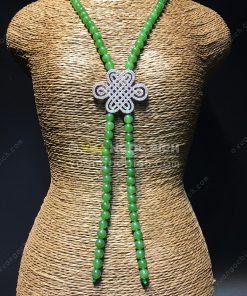 Chuỗi Vòng Cổ Ngọc Bích Nephrite Jade 6mm VIP (VNB-CC091) 27 Chuỗi Vòng Cổ Ngọc Bích Nephrite Jade 6mm VIP (VNB-CC091)