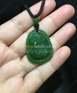 Mặt Dây Chữ Phúc Ngọc Bích Nephrite Jade (VNB-MD226) 16 Mặt Dây Chữ Phúc Ngọc Bích Nephrite Jade (VNB-MD226)