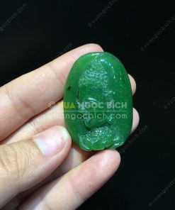 Mặt Dây Phật Tổ Ngọc Bích Nephrite Jade (VNB-MD214)