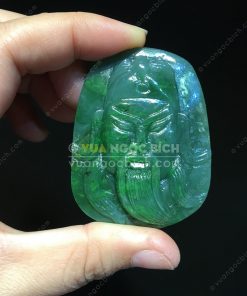 Mặt Dây Quan Công Ngọc Bích Nephrite Jade(VNB-MD220) 23 Mặt Dây Quan Công Ngọc Bích Nephrite Jade(VNB-MD220)
