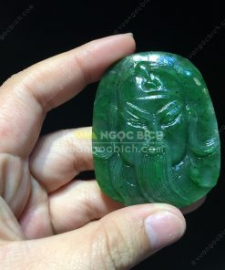 Mặt Dây Quan Công Ngọc Bích Nephrite Jade(VNB-MD220) 22 Mặt Dây Quan Công Ngọc Bích Nephrite Jade(VNB-MD220)