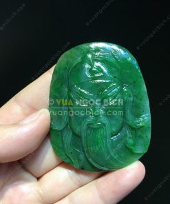 Mặt Dây Quan Công Ngọc Bích Nephrite Jade(VNB-MD220) 21 Mặt Dây Quan Công Ngọc Bích Nephrite Jade(VNB-MD220)