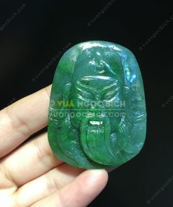 Mặt Dây Quan Công Ngọc Bích Nephrite Jade(VNB-MD220) 20 Mặt Dây Quan Công Ngọc Bích Nephrite Jade(VNB-MD220)
