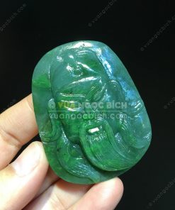 Mặt Dây Quan Công Ngọc Bích Nephrite Jade(VNB-MD220) 18 Mặt Dây Quan Công Ngọc Bích Nephrite Jade(VNB-MD220)