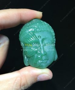 Mặt Dây Thiện Ác Ngọc Bích Nephrite Jade (VNB-MD216)