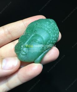 Mặt Dây Thiện Ác Ngọc Bích Nephrite Jade (VNB-MD216) 15 Mặt Dây Thiện Ác Ngọc Bích Nephrite Jade (VNB-MD216)