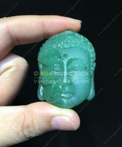 Mặt Dây Thiện Ác Ngọc Bích Nephrite Jade (VNB-MD216) 18 Mặt Dây Thiện Ác Ngọc Bích Nephrite Jade (VNB-MD216)