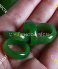 Nhẫn Bầu Ngọc Bích Nephrite Jade VIP (NN030-2) 27 Nhẫn Bầu Ngọc Bích Nephrite Jade VIP (NN030-2)