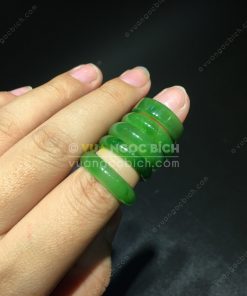 Nhẫn Bầu Ngọc Bích Nephrite Jade VIP (NN030-2) 22 Nhẫn Bầu Ngọc Bích Nephrite Jade VIP (NN030-2)