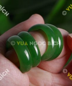 Nhẫn Bầu Ngọc Bích Nephrite Jade VIP (NN030-2)